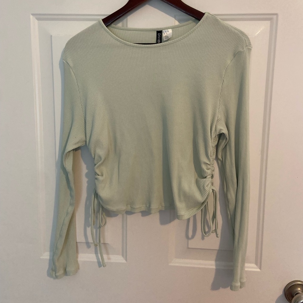 H&M Ribbed Long Sleeved Shirt